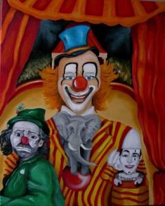 Voir le détail de cette oeuvre: les clowns en folie